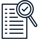 Icon representing plagiarism checking for original content verification.