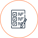 Icon representing assessment