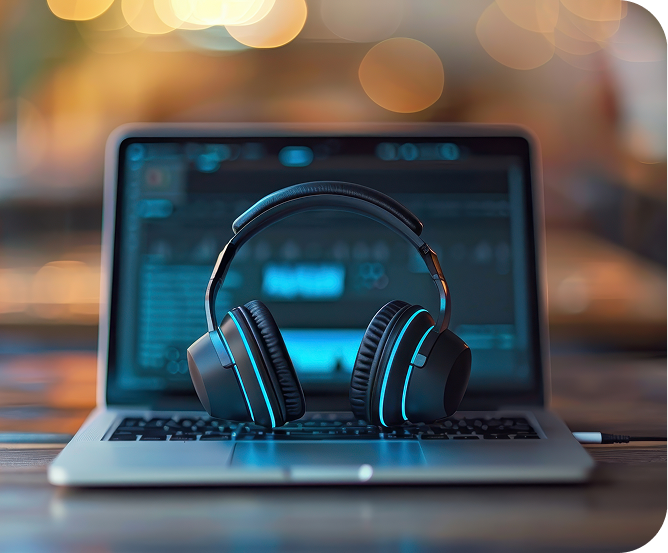 Image represents AI audiobook narration