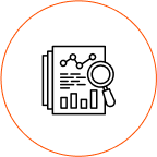 Icon representing Discovery and Analysis