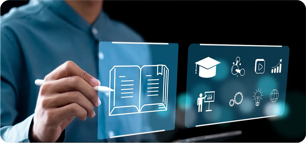 Image representing AI-driven, multimedia-rich educational content.