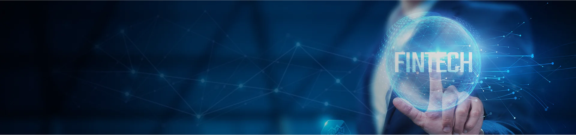 Illustration showing secure FinTech publishing solutions.