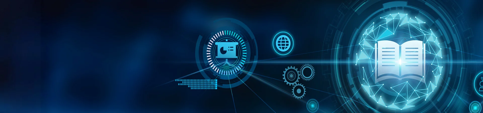 Illustration showing digital publishing solutions for institutions and libraries.