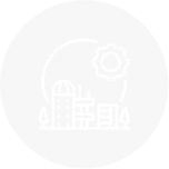 Icon representing secure institutional repository management for scholarly content.