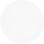 Icon representing automated typesetting and composition services.