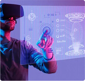 AR-enabled print for finance presentations.