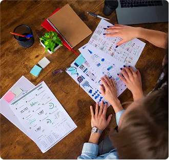 Interactive PDF reports for investors and stakeholders.