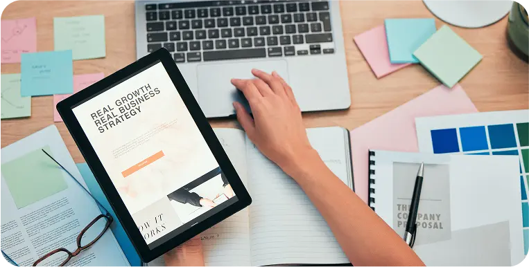 Digital formats like eBooks, manuals, and structured articles.